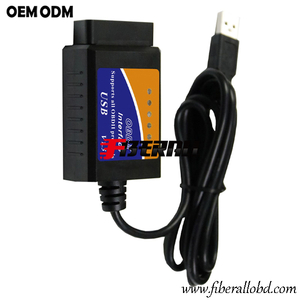 Lecteur de code USB pour voiture ELM327 et vérificateur de moteur OBD